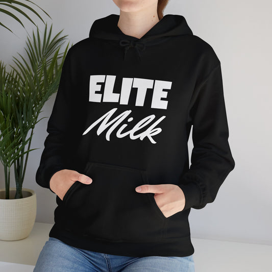 Elite Milk Hoodie Funny Pop Culture | Unisex Men Women Hooded Sweatshirt