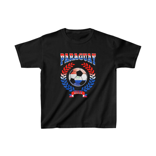 Kids Paraguay 2024 Soccer Football Championship Games Paraguayan Team T-Shirt | Unisex Tee Shirt