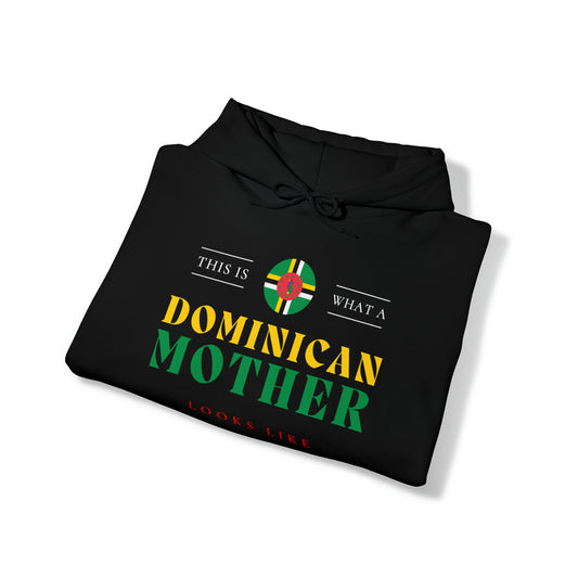 Dominican Mother Looks Like Dominica Flag Mothers Day Hoodie | Unisex Pullover Hooded Sweatshirt