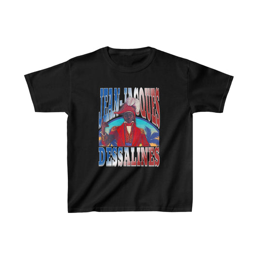 Kids Dessalines Haitian Revolution Haiti Jean Jacques Ayiti Flag Colors T-Shirt | Unisex Tee Shirt