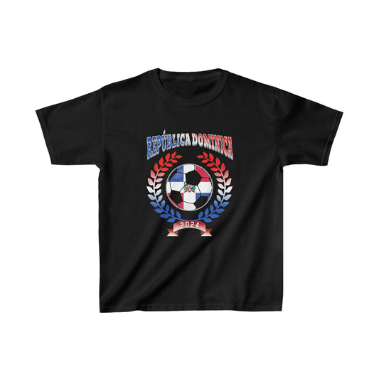 Kids Republica Dominica 2024 Soccer Football Championship Games Dominican DR Team T-Shirt | Unisex Tee Shirt