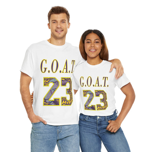 GOAT 23 T-Shirt | Los Angeles Basketball G.O.A.T Tee