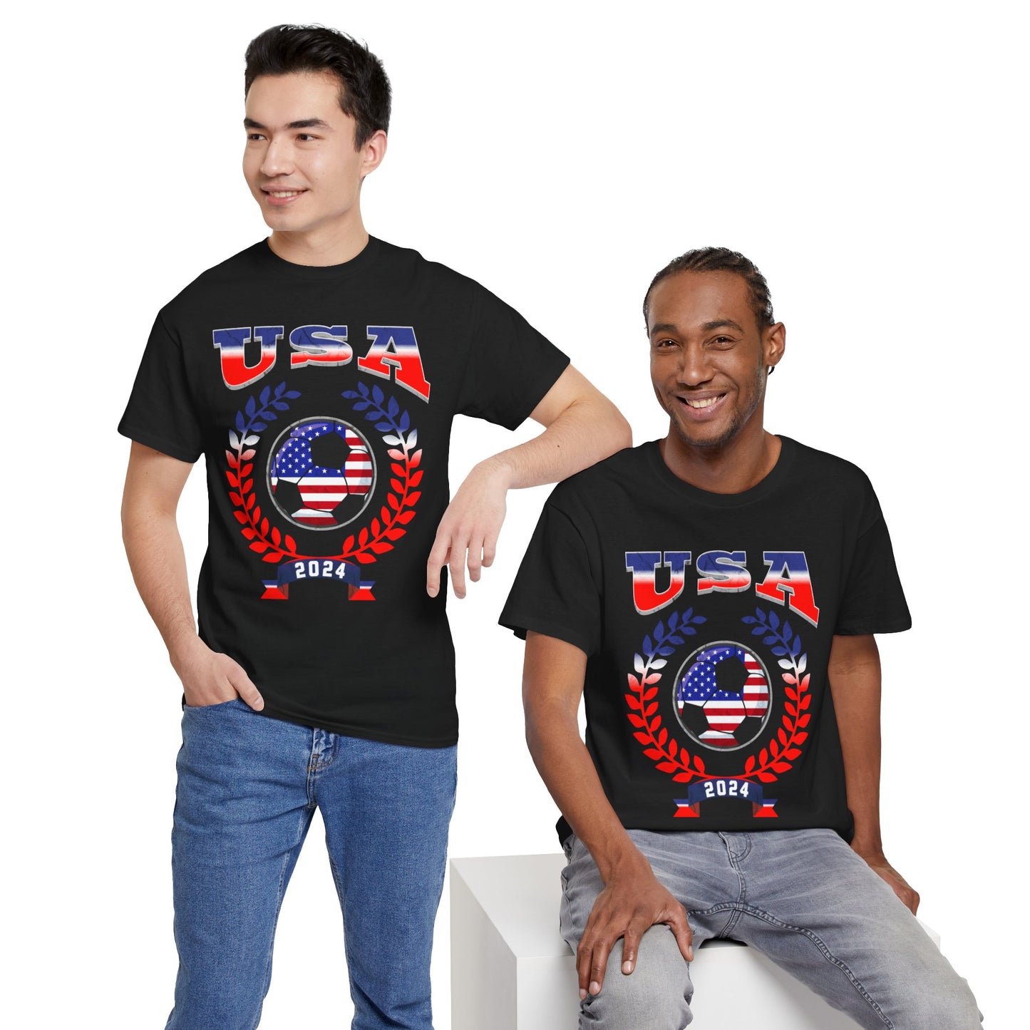 USA 2024 Soccer Football Championship Games American Team T-Shirt | Unisex Tee Shirt