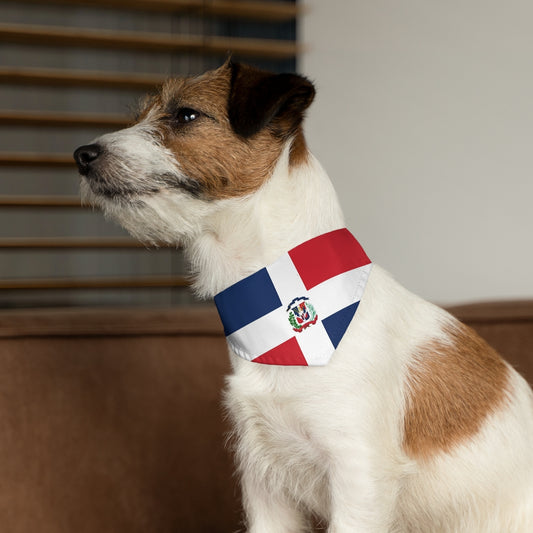 Dominican Republic DR Flag Pet Bandana Collar