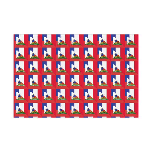 Haitian French flag Gift Wrap Papers | Haiti France Christmas Present Wrapping Paper