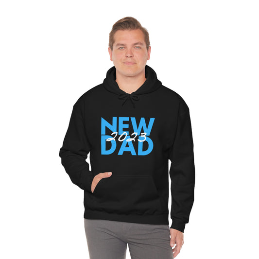 New Dad 2023 First Time Father Hoodie | Unisex Pullover Hooded Sweatshirt