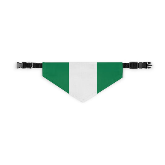 Nigerian Flag Pet Bandana Collar