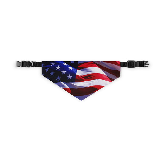 USA Flag Pet Bandana Collar