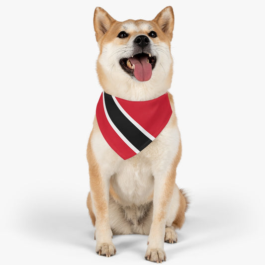 Trinidad Flag Pet Bandana Collar | Trini Dog Cat Animal