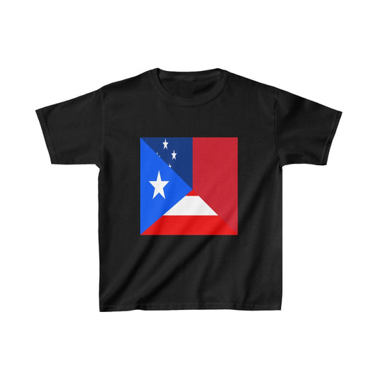 Kids Puerto Rico Samoa Flag Half Puerto Rican Samoan T-Shirt | Unisex Tee Shirt
