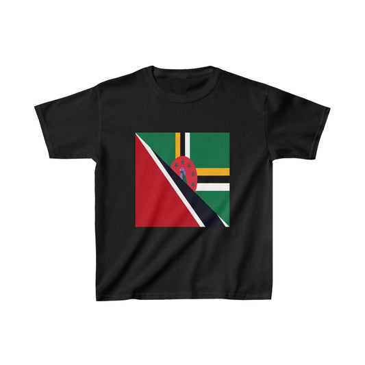 Kids Trinidad Dominica Flag Trini Tobago T-Shirt | Unisex Tee Shirt