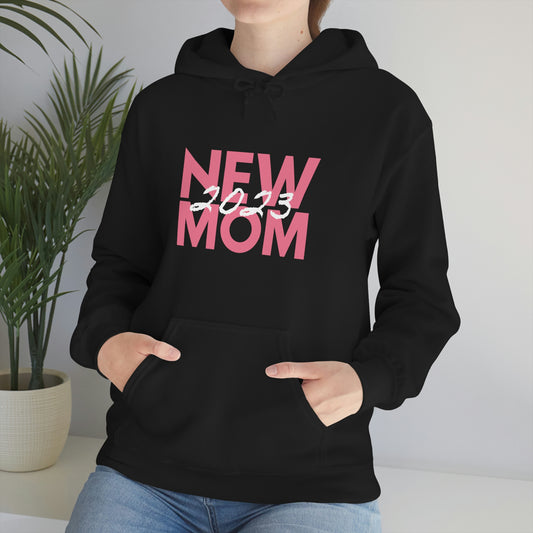 New Mom 2023 First Time Mother Hoodie | Unisex Mothers Day Pullover Hooded Sweatshirt