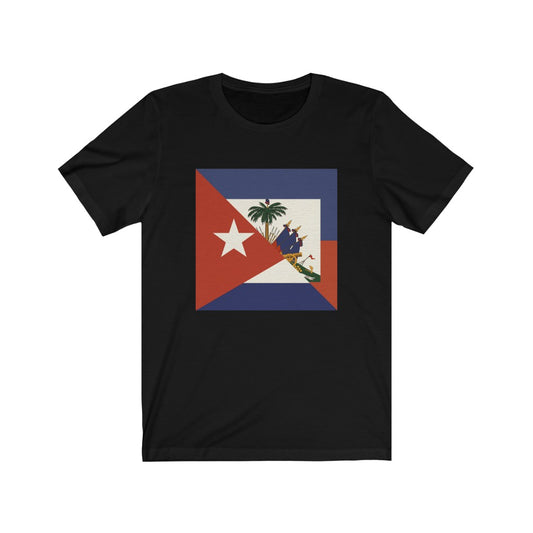 Half Haiti Cuba Tee | Haitian Cuban T Shirt