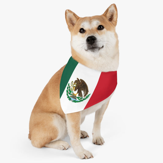 Mexico Flag Pet Bandana Collar | Mexican Dog Cat