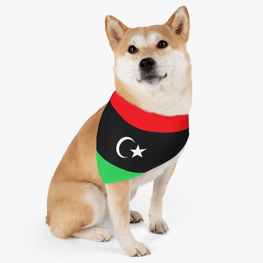 Libya Flag Pet Bandana Collar | Animal Cat Dog Collar