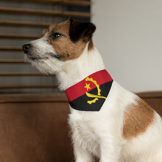 Angola Flag Pet Bandana Collar | Animal Cat Dog Collar Angolan