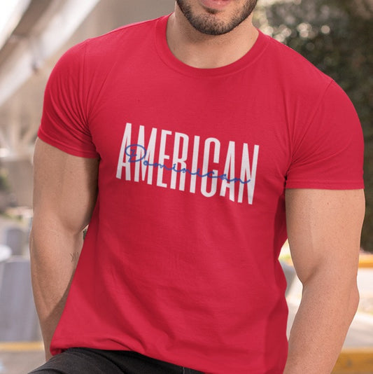 Dominican Republic America Flag T Shirt | USA Dominican American Tee