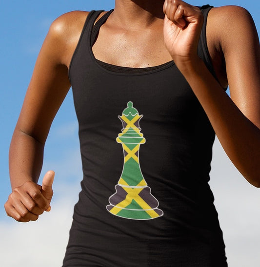 Jamaican Queen Chess Piece Tank Top | Jamaica
