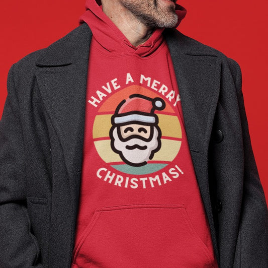 Have A Merry Christmas Hoodie | Happy Holidays Santa Hooded