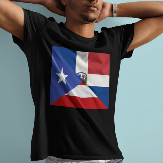 Puerto Rico Dominican Republic DR Flag Shirt | PR Tee