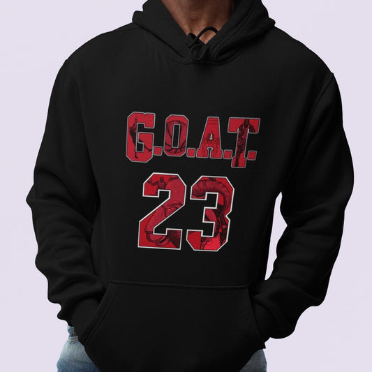 GOAT 23 Hoodie | Chicago Basketball G.O.A.T Men Women Pullover