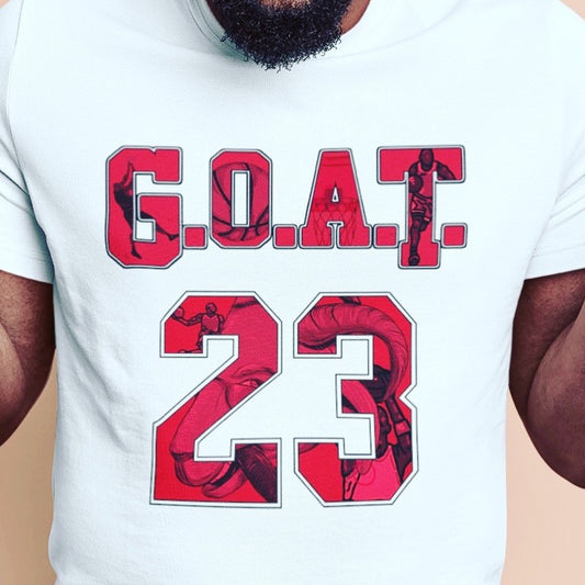 GOAT 23 T-Shirt | Chicago Basketball G.O.A.T Tee