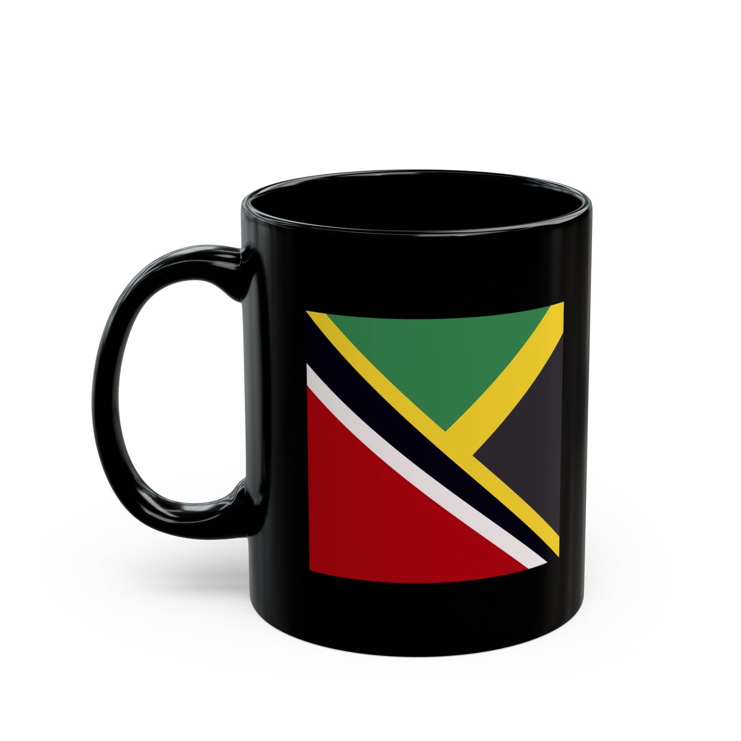 Jamaica Trinidad Flag Jamaican Trini Black Mug (11oz, 15oz)