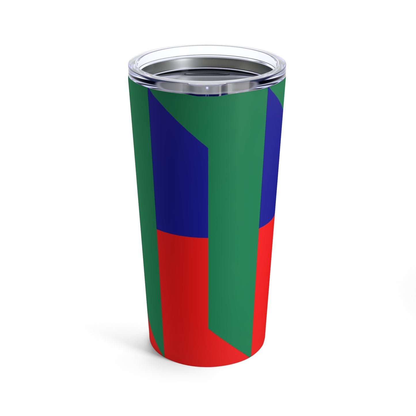 Haitian Nigerian Flag Half Haiti Nigeria Tumbler 20oz Beverage Container