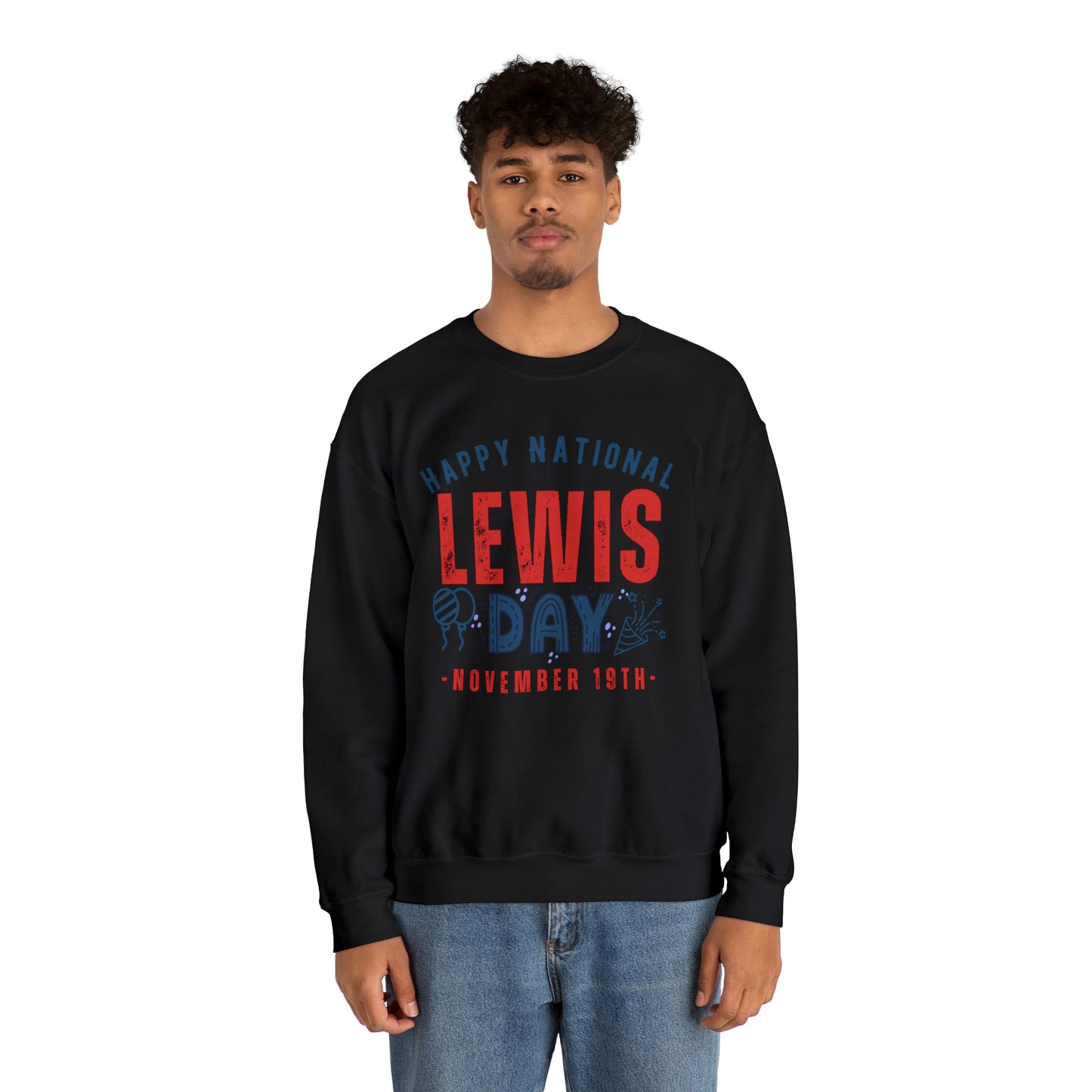 National Lewis Day November 19th Name Unisex Sweatshirt