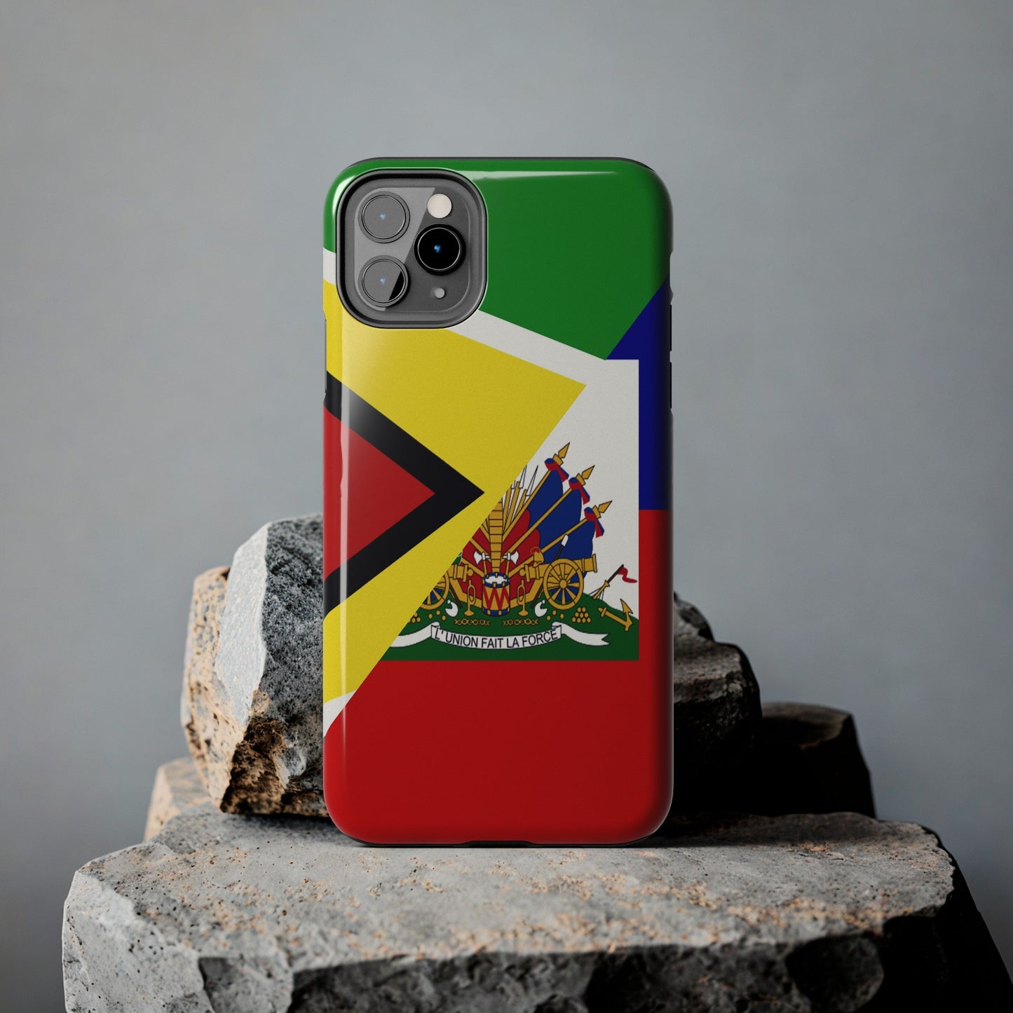 Haiti Guyana Flag Haitian Guyanese Tough Phone Cases