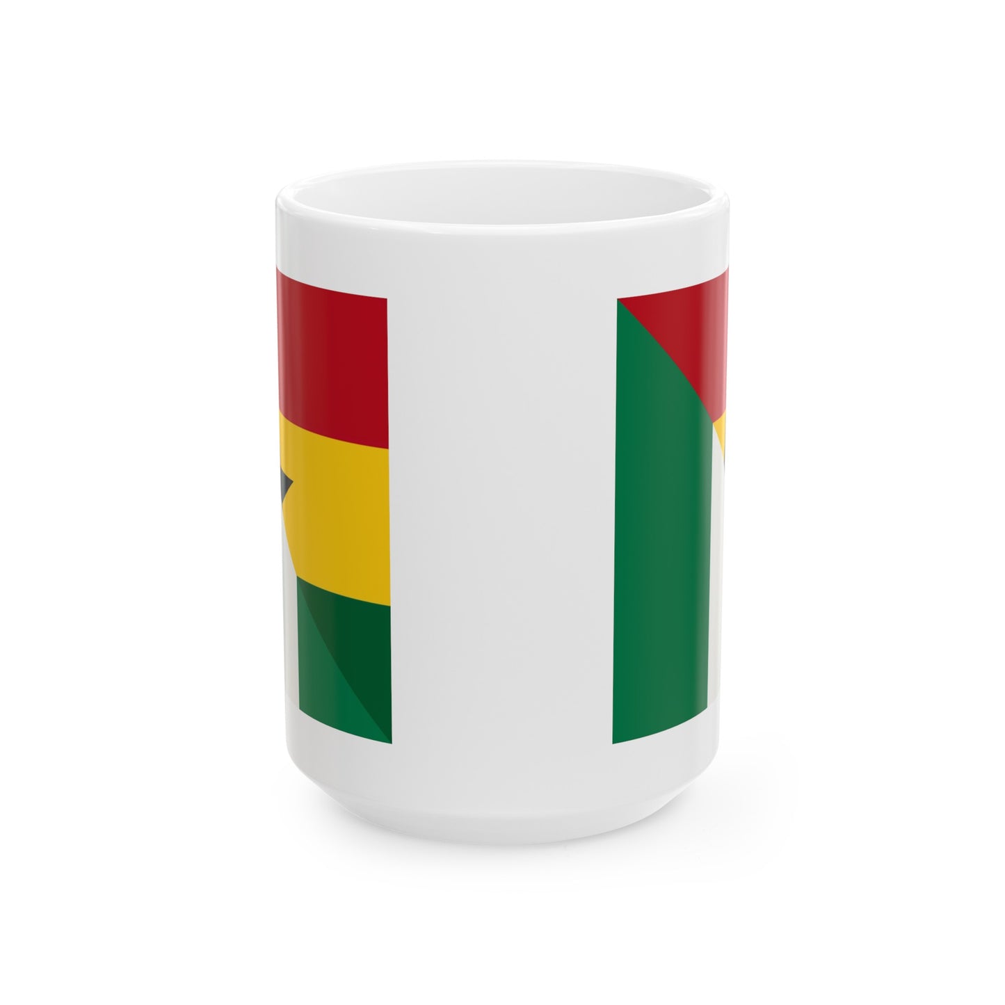 Nigerian Ghanaian Flag Nigeria Ghana Naija Ceramic Mug 11oz, 15oz Cup