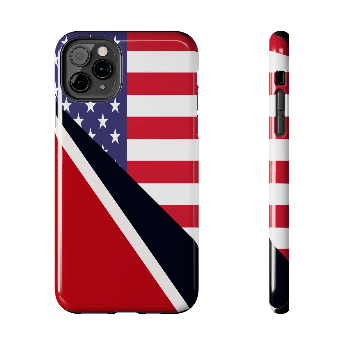 Trinidad American Flag Trini USA Tough Phone Cases