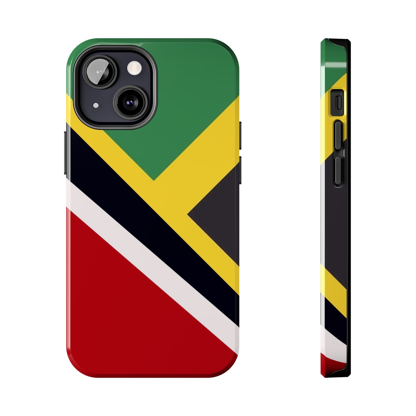 Jamaica Trinidad Flag Jamaican Trini Tough Phone Cases