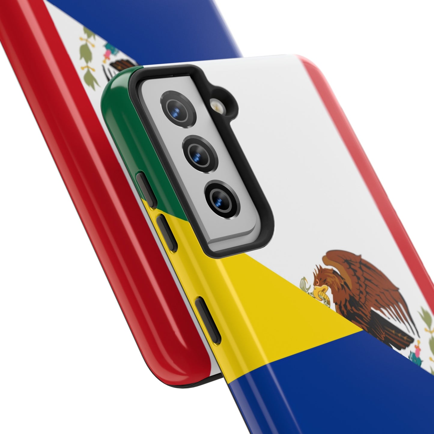 Mexican Colombian Flag Half Mexico Colombia Tough Phone Cases