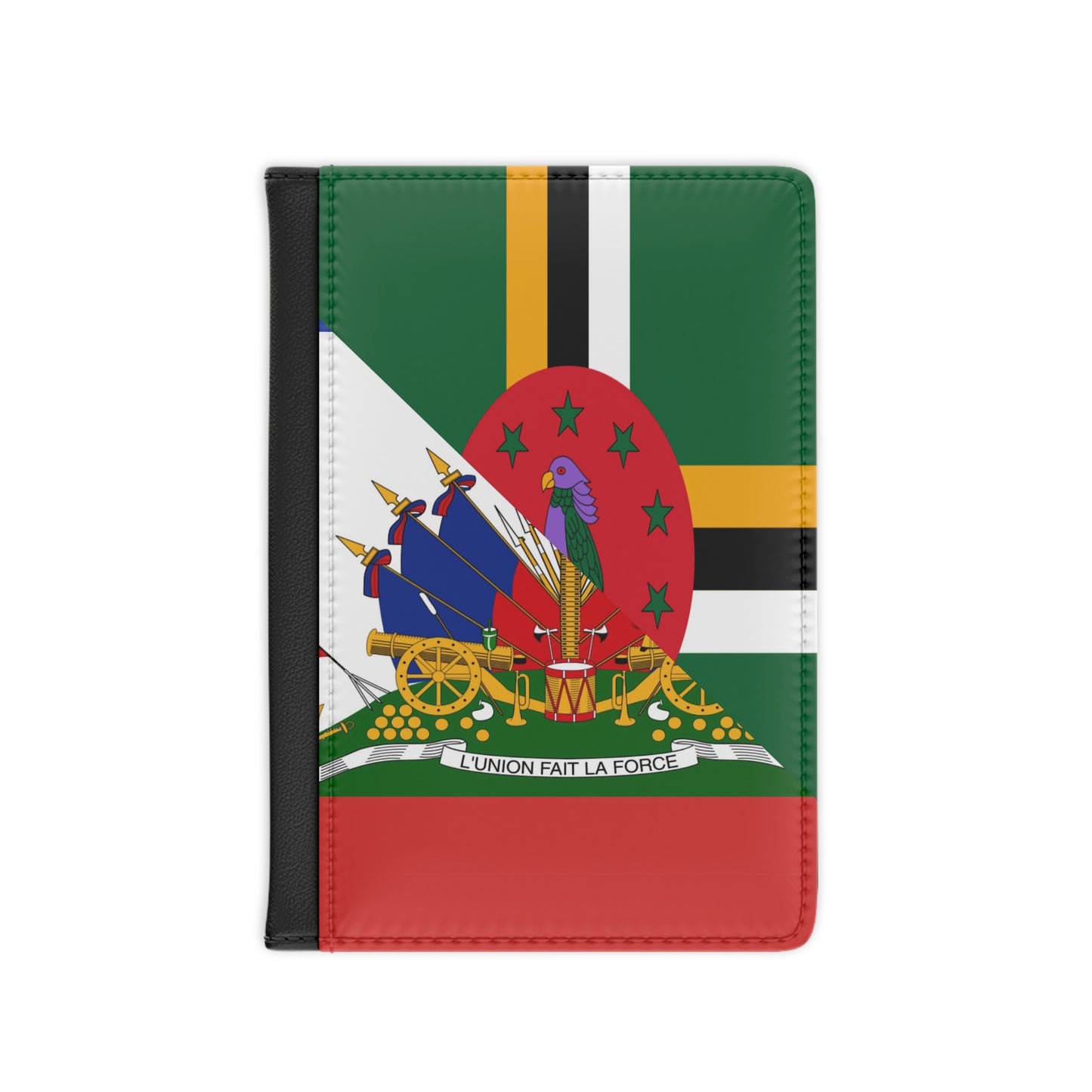 Dominica Haiti Flag Dominican Haitian Passport Cover