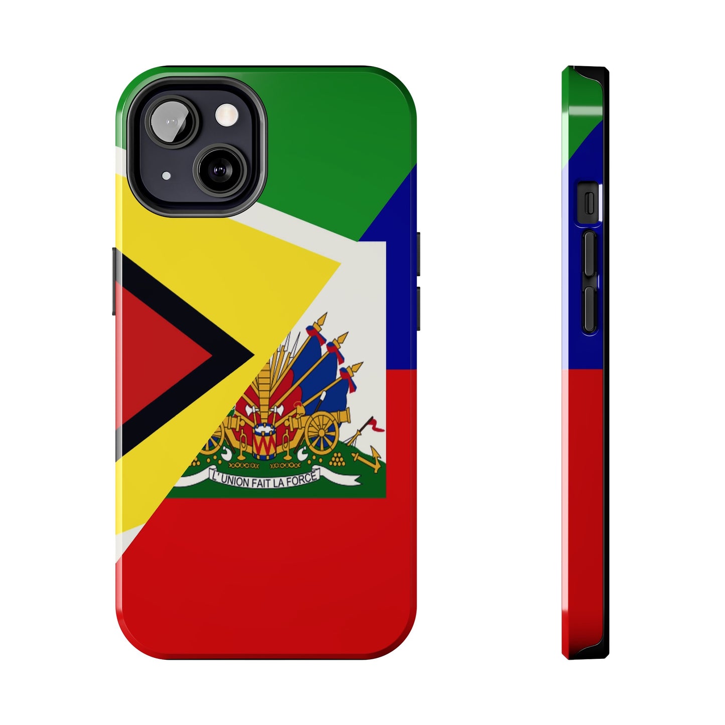 Haiti Guyana Flag Haitian Guyanese Tough Phone Cases