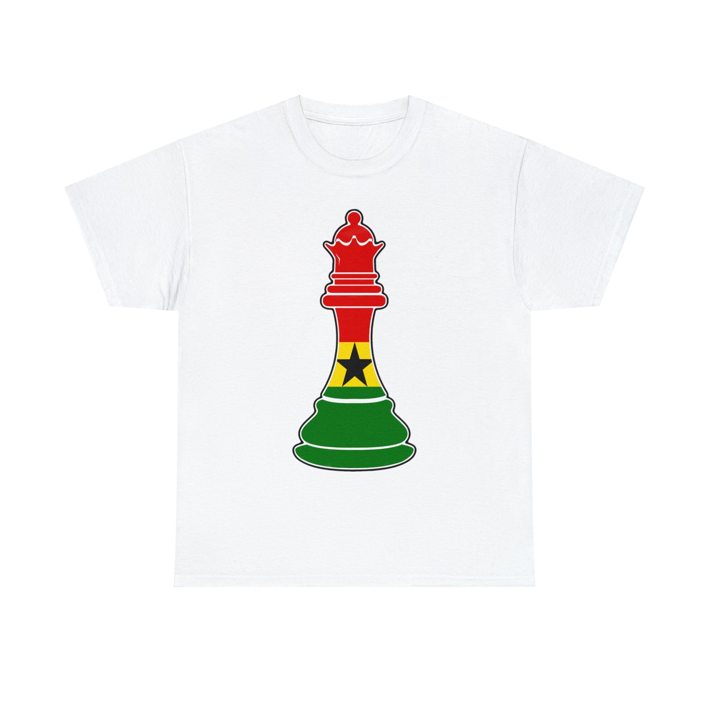 Ghanian Queen Flag Chess Piece Ghana T-Shirt | Unisex Tee Shirt