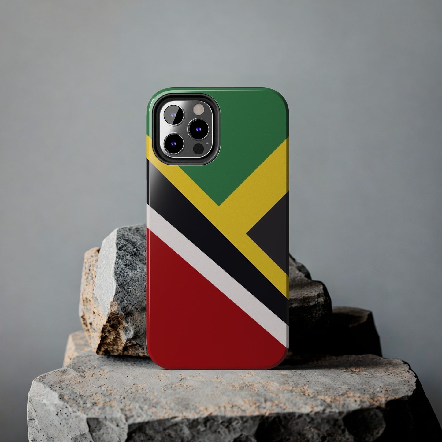 Jamaica Trinidad Flag Jamaican Trini Tough Phone Cases