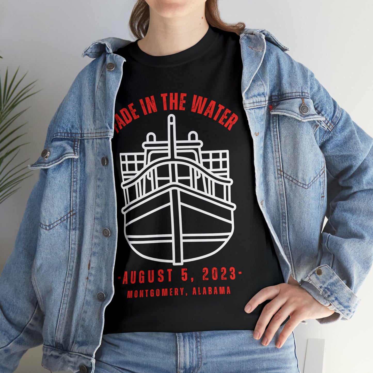 Fade in The Water Tee Shirt | Thors Chair Montgomery Alabama Boat T-Shirt