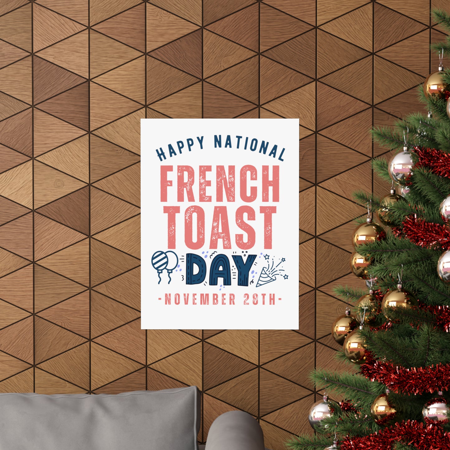 National French Toast Day November 28th Foodie Premium Matte Poster