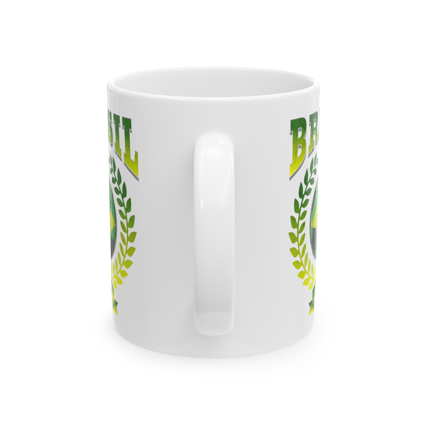 Brasil 2024 Soccer Football Championship Games Brazil Team Ceramic Mug 11oz, 15oz Cup