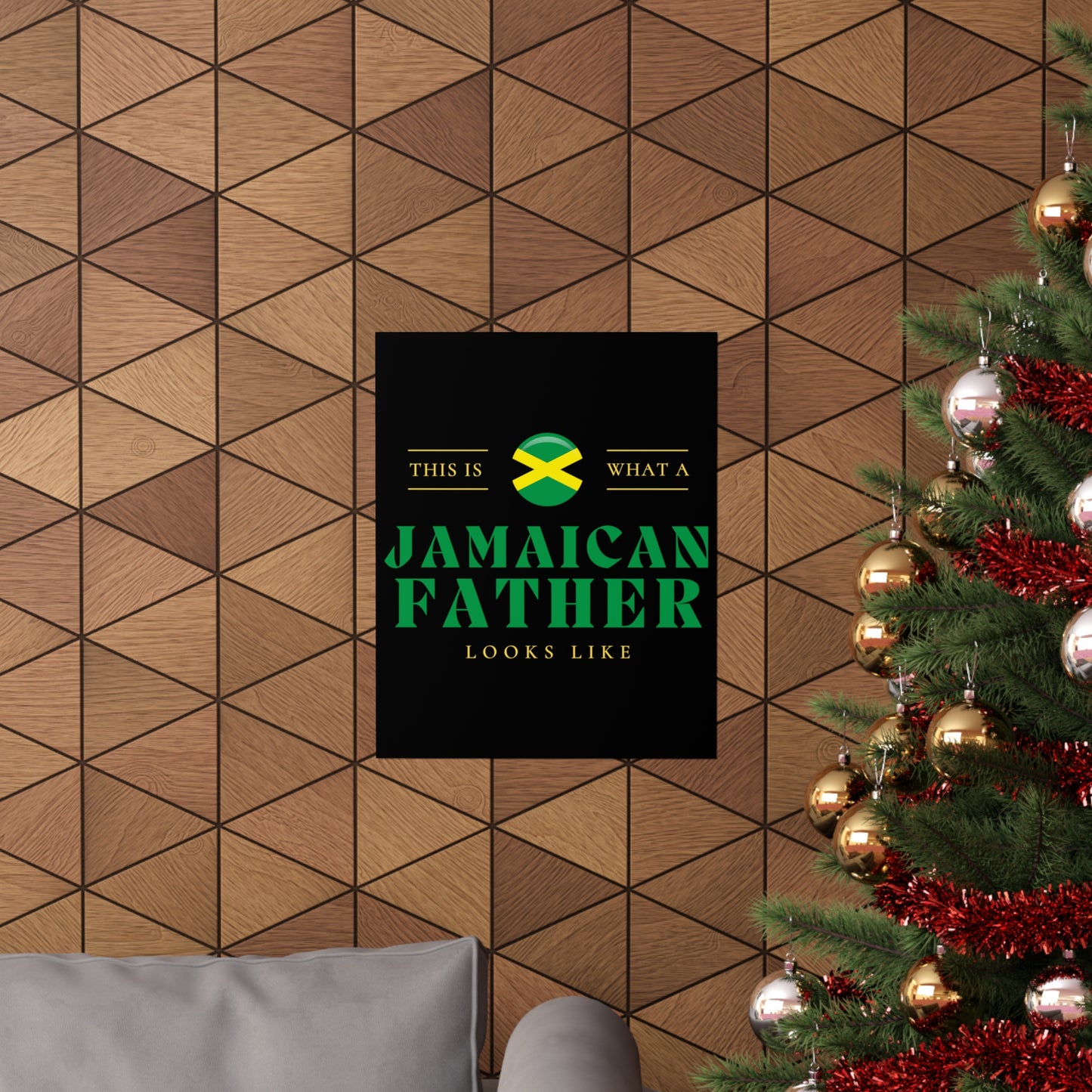 Jamaican Dad Looks Like Jamaica Father Premium Matte Poster