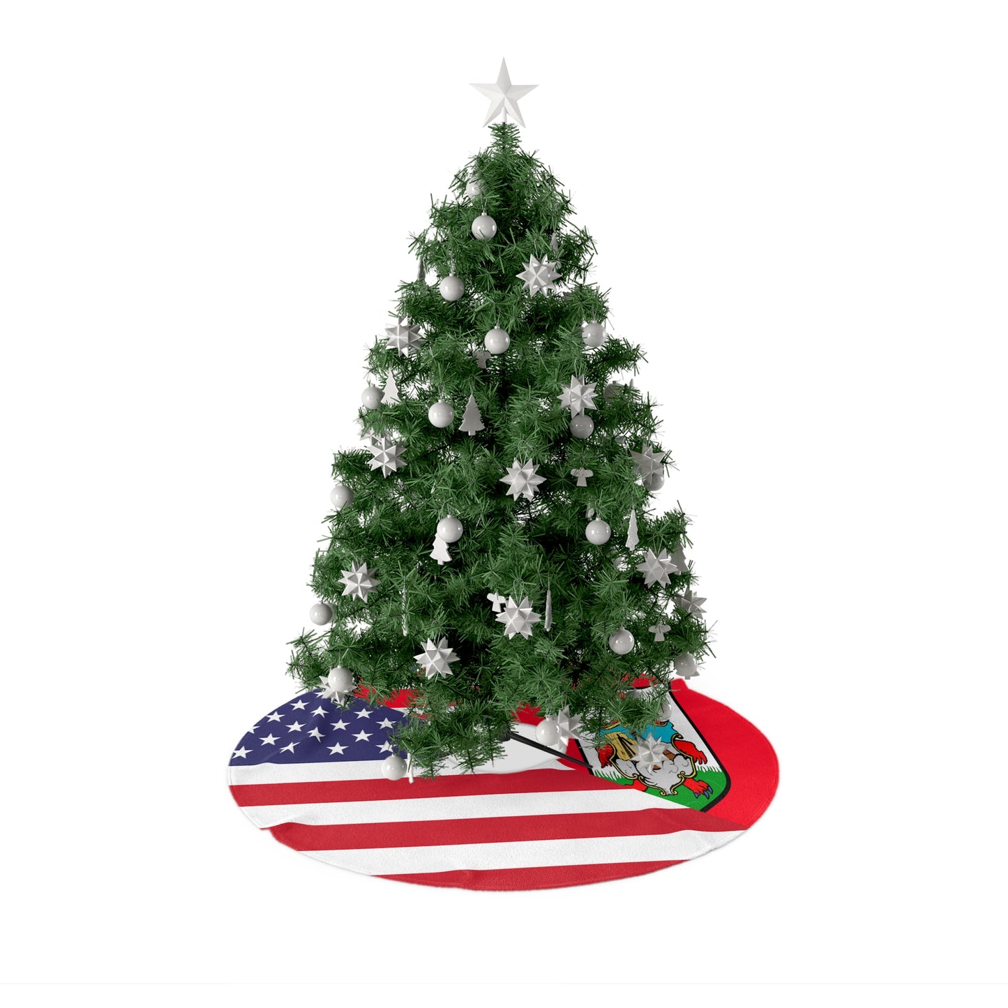 Bermudian American Bermuda USA Christmas Tree Skirt