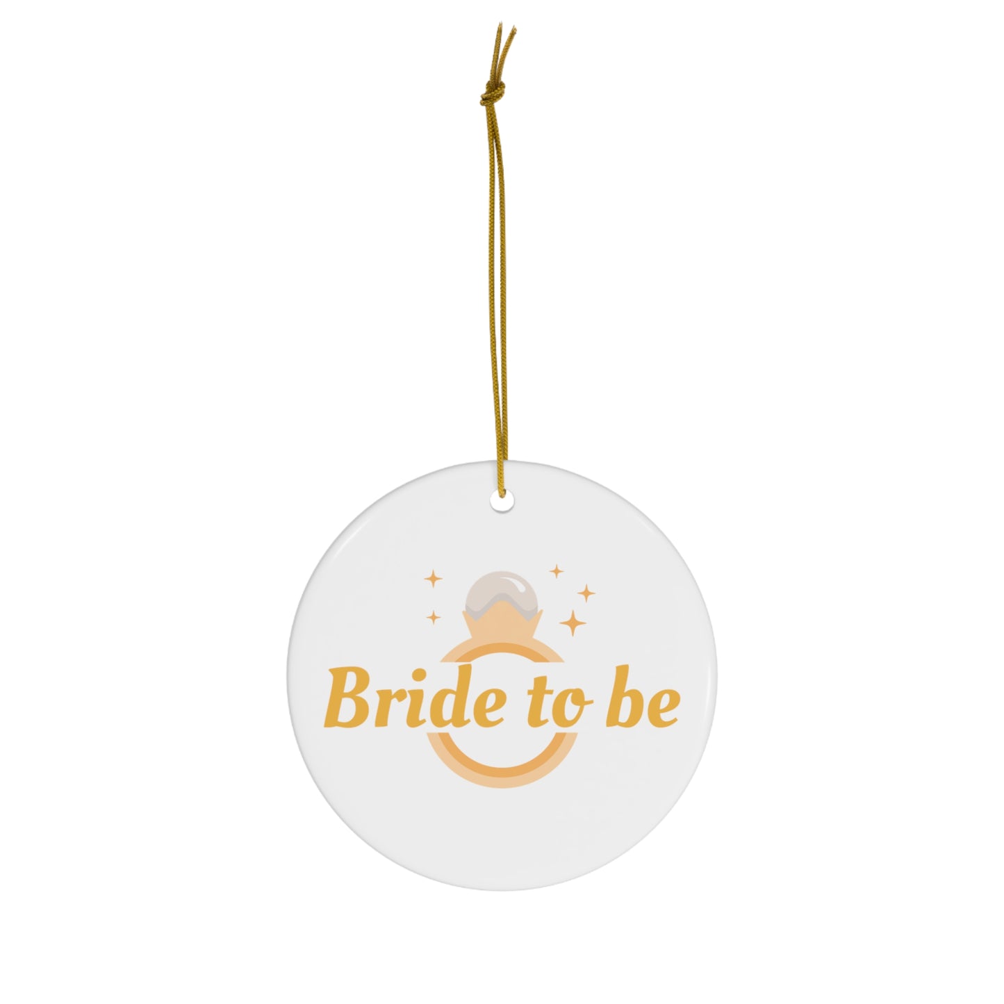 Bride to Be Bridal Shower Bachelorette Gift Ceramic Ornament | Christmas Tree Ornaments