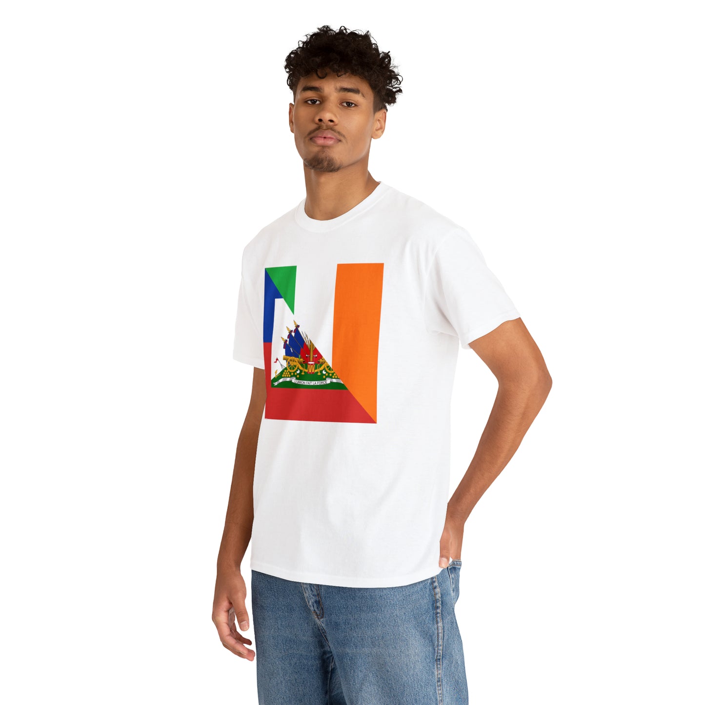 Haitian Irish Flag Half Haiti Ireland T-Shirt | Unisex Tee Shirt