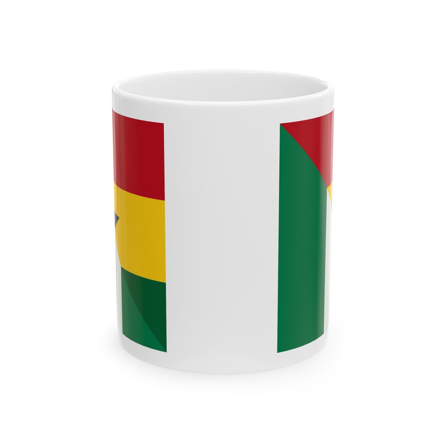 Nigerian Ghanaian Flag Nigeria Ghana Naija Ceramic Mug 11oz, 15oz Cup