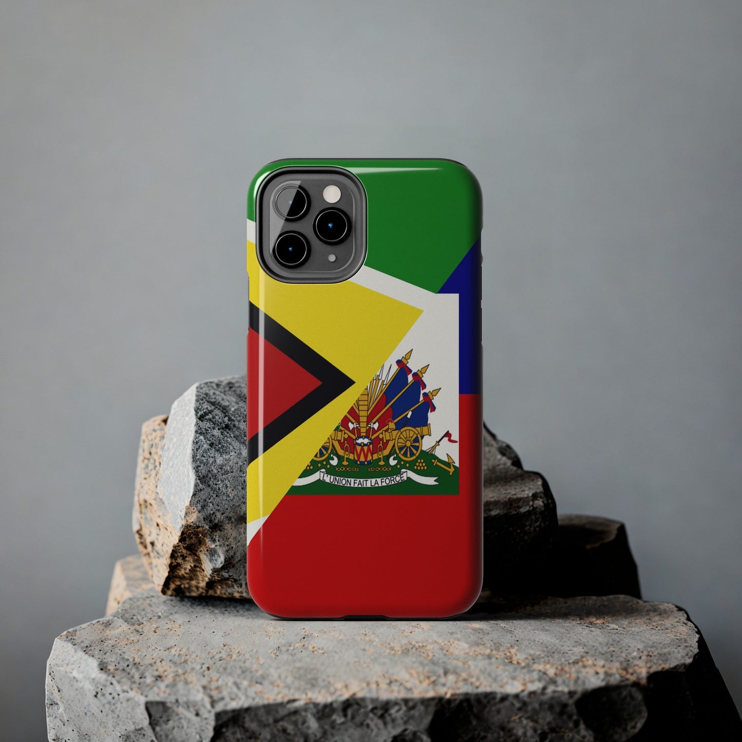 Haiti Guyana Flag Haitian Guyanese Tough Phone Cases