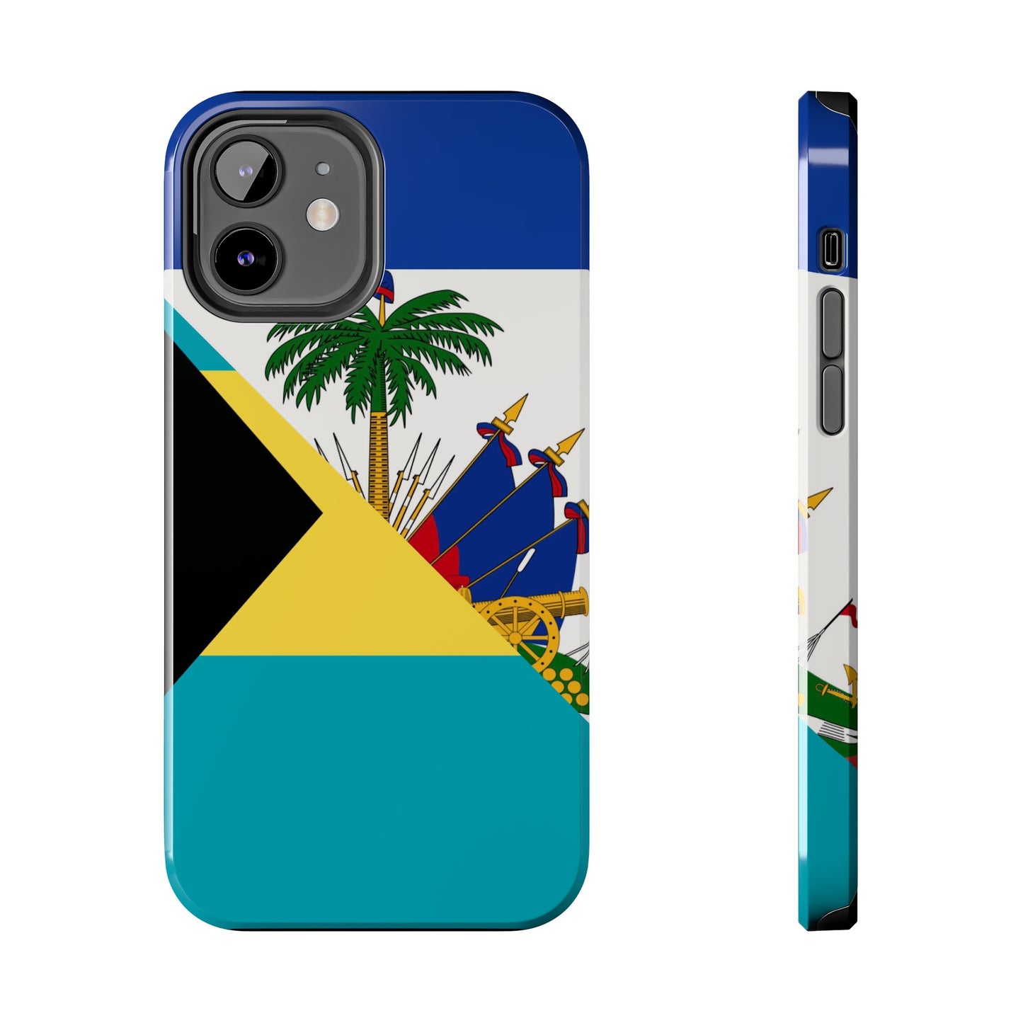 Bahamas Haiti Flag Bahamian Haitian Tough Phone Cases