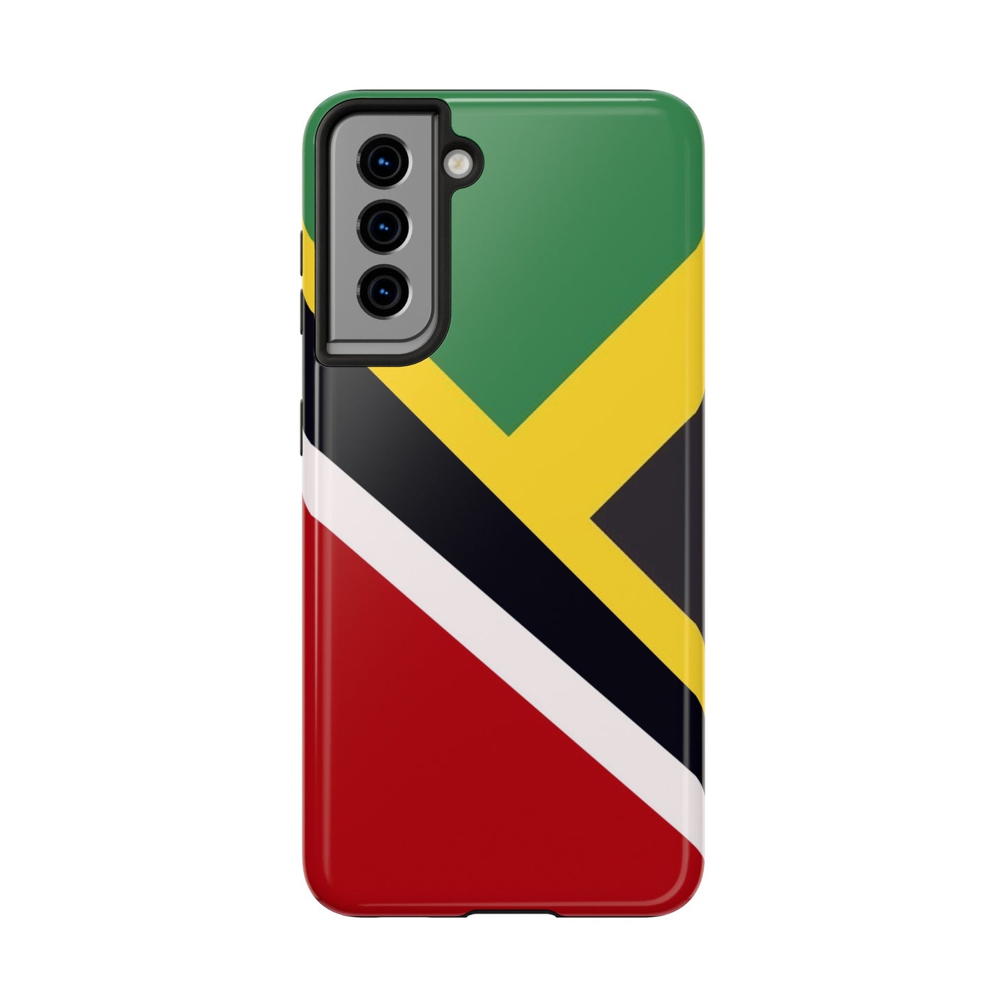 Jamaica Trinidad Flag Jamaican Trini Tough Phone Cases