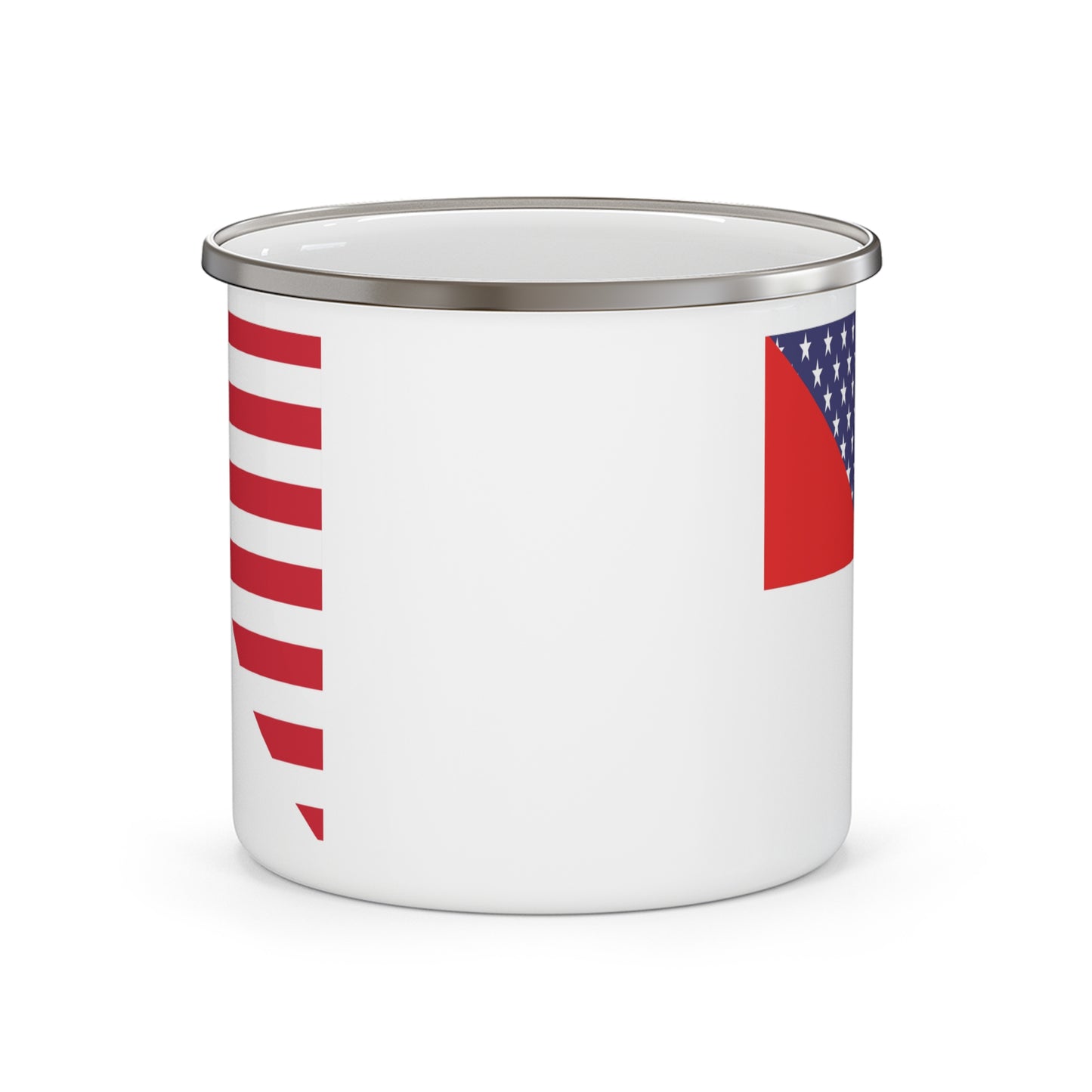 Indonesian American Flag Indonesia USA 12oz Enamel Mug